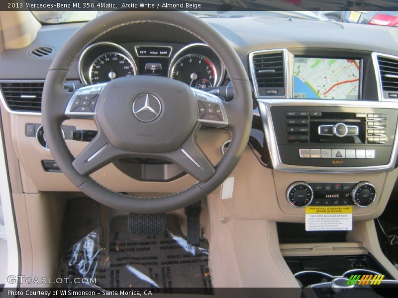 Arctic White / Almond Beige 2013 Mercedes-Benz ML 350 4Matic
