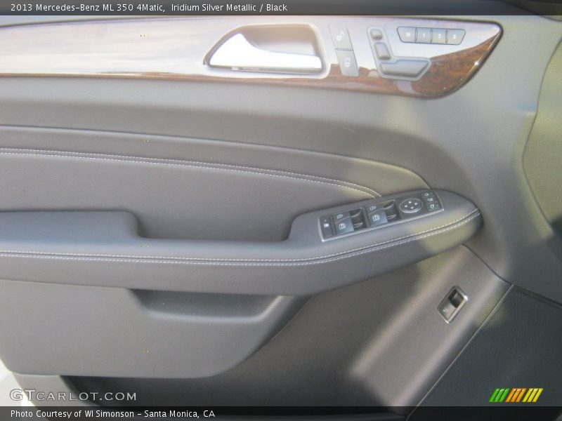 Iridium Silver Metallic / Black 2013 Mercedes-Benz ML 350 4Matic