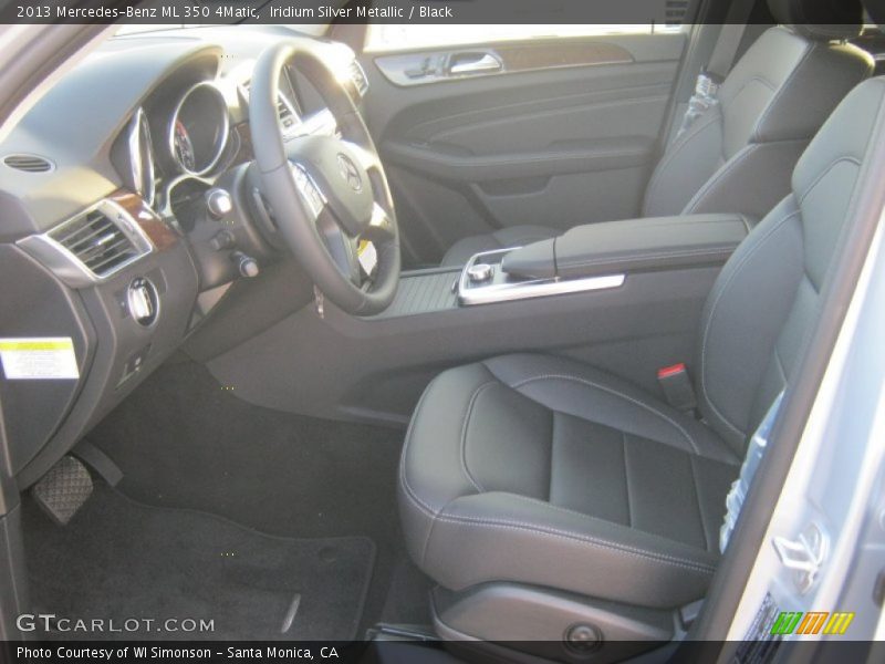 Iridium Silver Metallic / Black 2013 Mercedes-Benz ML 350 4Matic