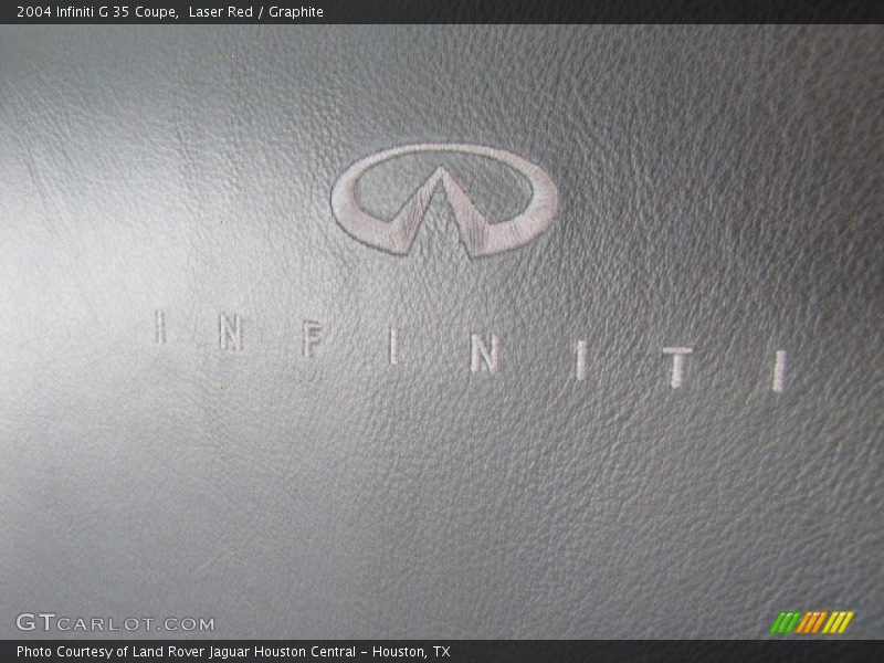 Laser Red / Graphite 2004 Infiniti G 35 Coupe