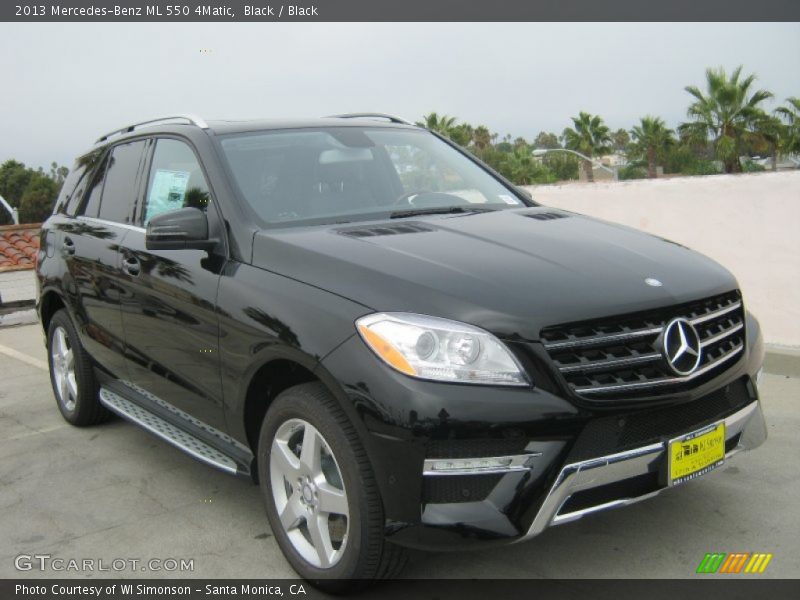 Black / Black 2013 Mercedes-Benz ML 550 4Matic