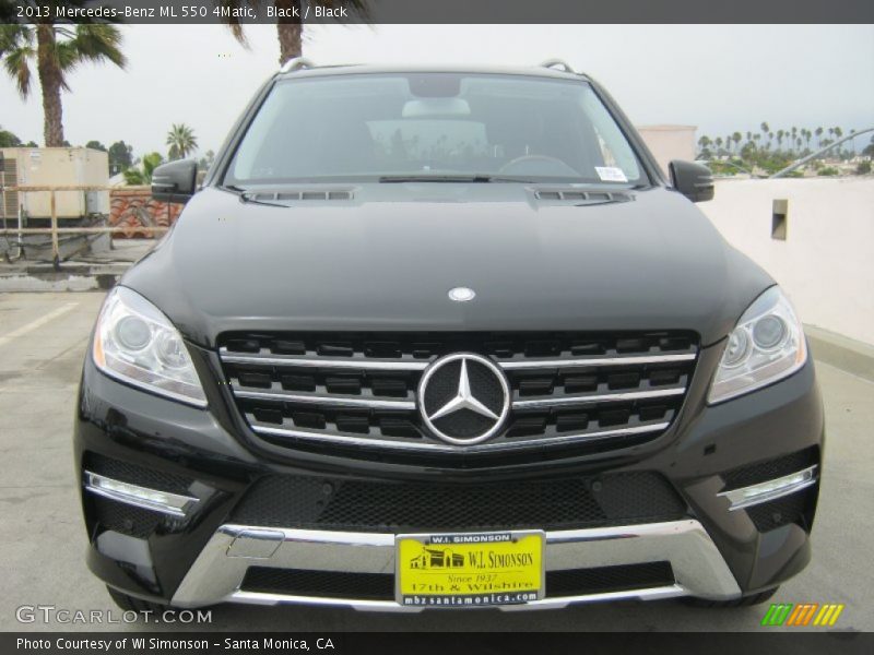 Black / Black 2013 Mercedes-Benz ML 550 4Matic