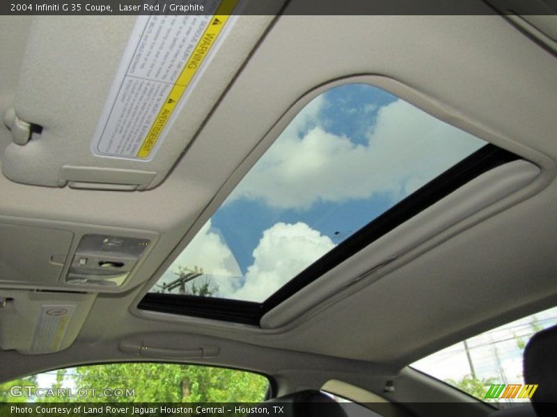 Laser Red / Graphite 2004 Infiniti G 35 Coupe