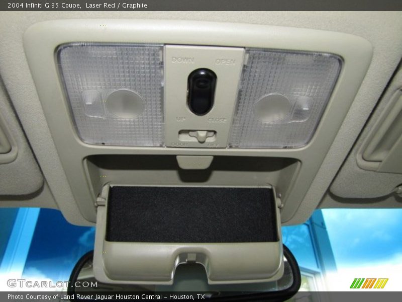 Laser Red / Graphite 2004 Infiniti G 35 Coupe