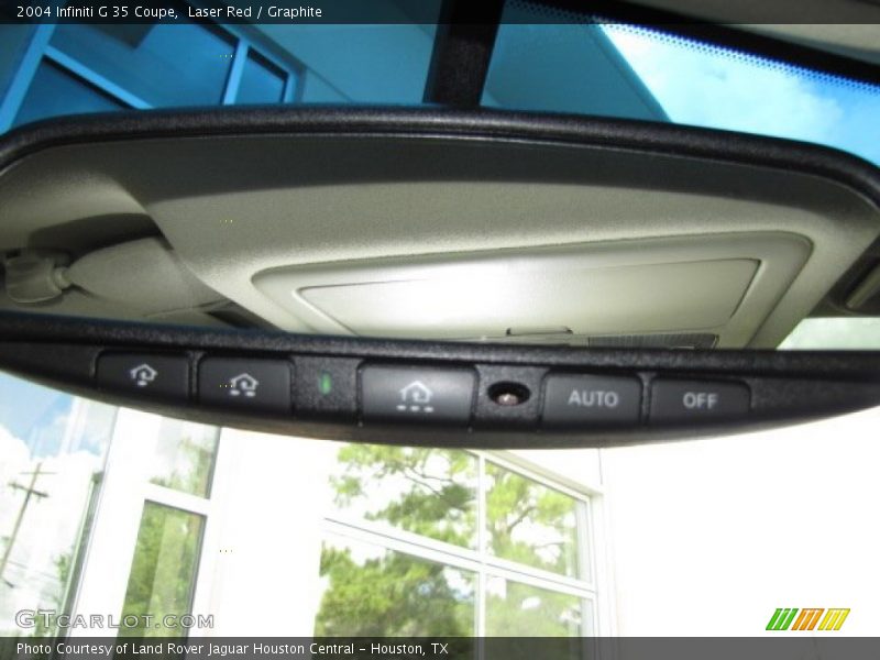 Laser Red / Graphite 2004 Infiniti G 35 Coupe
