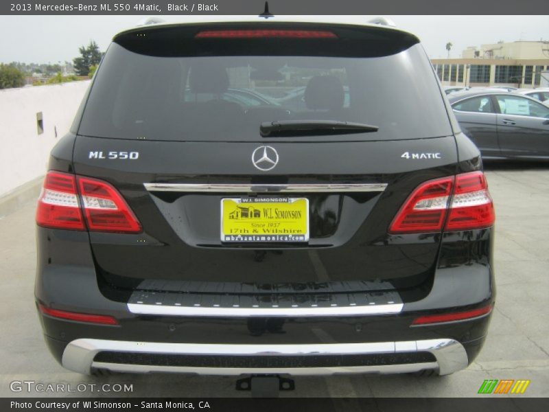 Black / Black 2013 Mercedes-Benz ML 550 4Matic