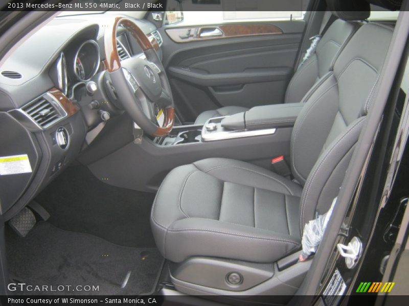  2013 ML 550 4Matic Black Interior