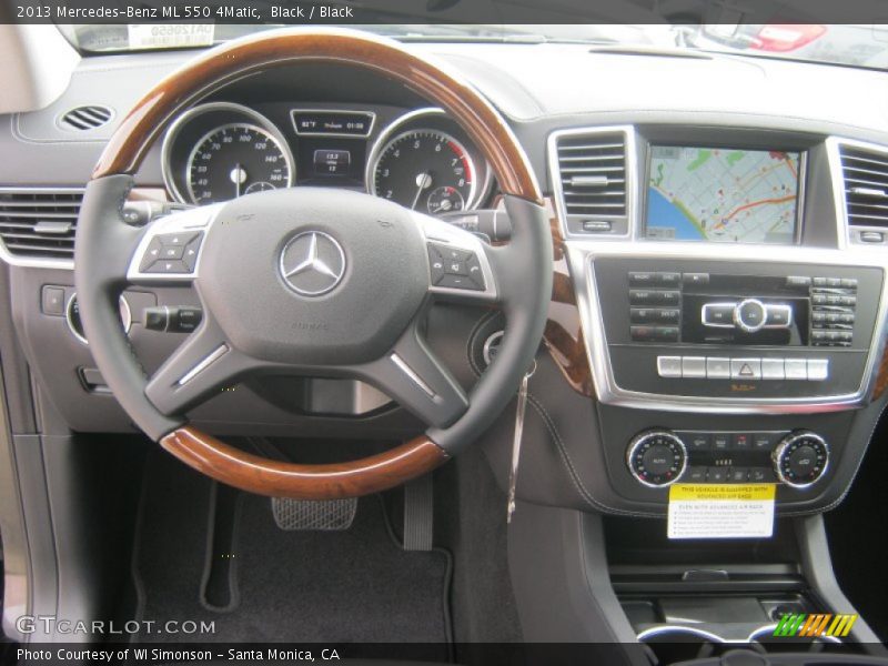 Dashboard of 2013 ML 550 4Matic