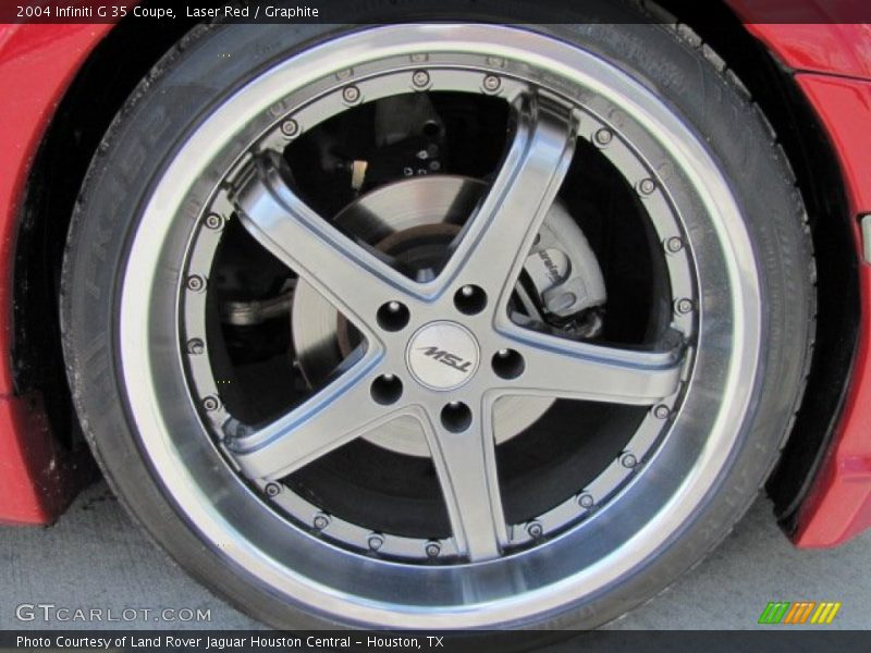 Laser Red / Graphite 2004 Infiniti G 35 Coupe