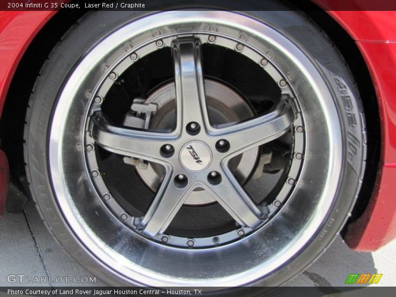 Laser Red / Graphite 2004 Infiniti G 35 Coupe
