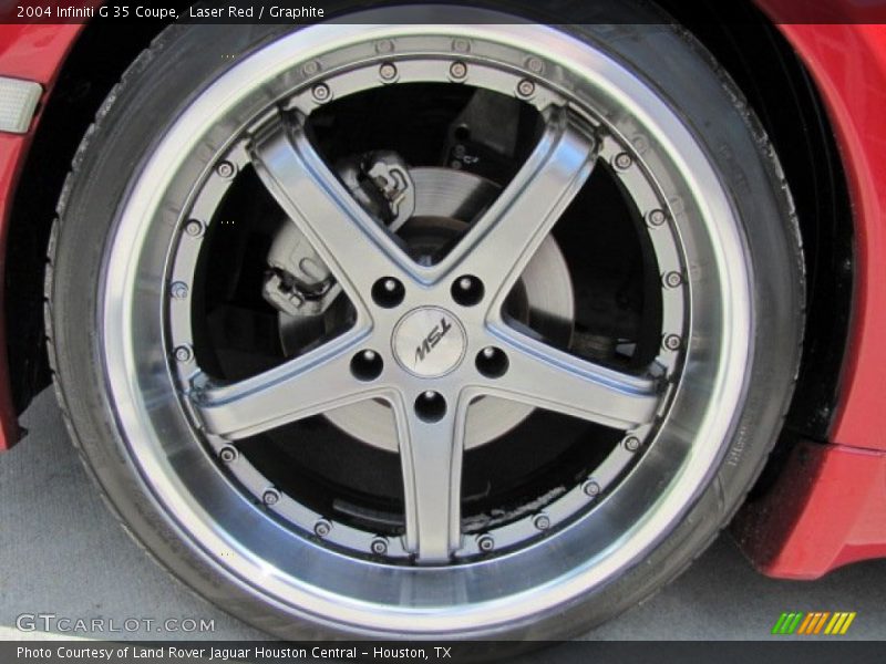 Laser Red / Graphite 2004 Infiniti G 35 Coupe