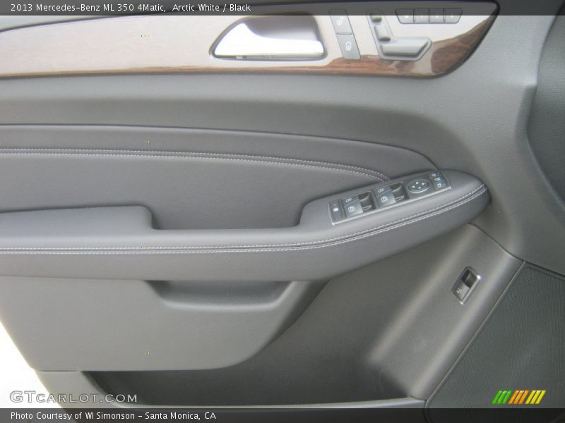 Arctic White / Black 2013 Mercedes-Benz ML 350 4Matic
