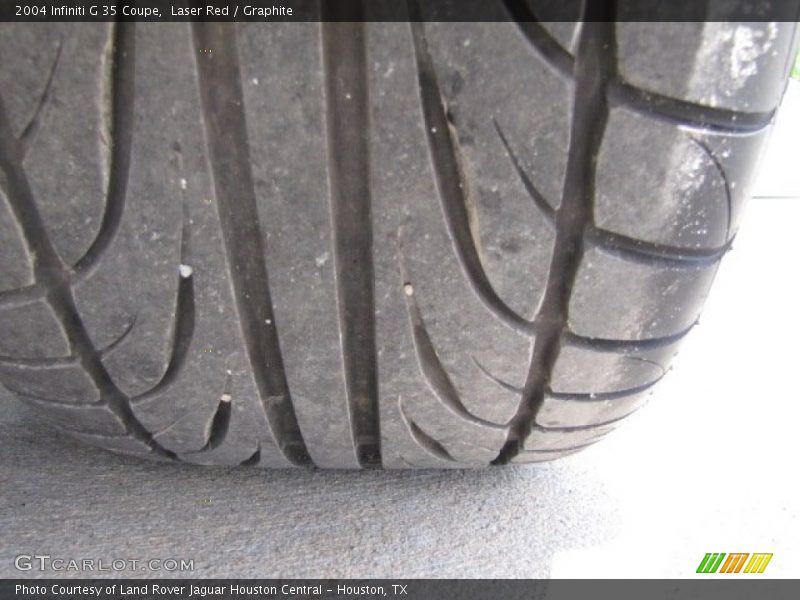 Laser Red / Graphite 2004 Infiniti G 35 Coupe