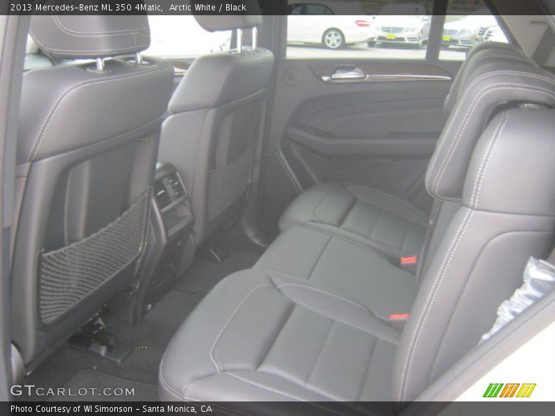 Arctic White / Black 2013 Mercedes-Benz ML 350 4Matic