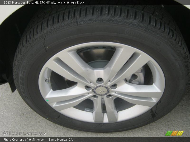 Arctic White / Black 2013 Mercedes-Benz ML 350 4Matic