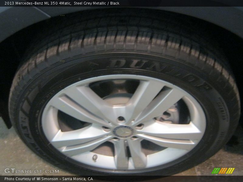 Steel Grey Metallic / Black 2013 Mercedes-Benz ML 350 4Matic
