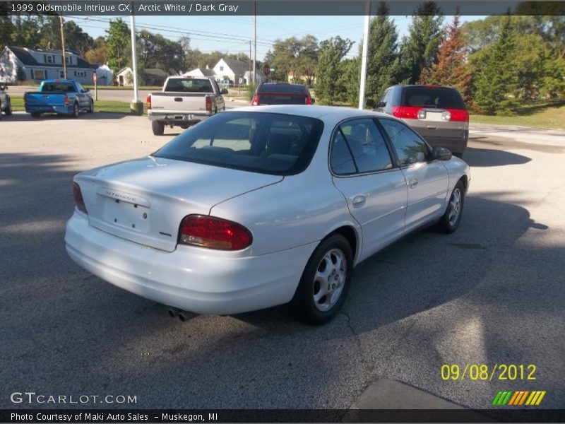 Arctic White / Dark Gray 1999 Oldsmobile Intrigue GX