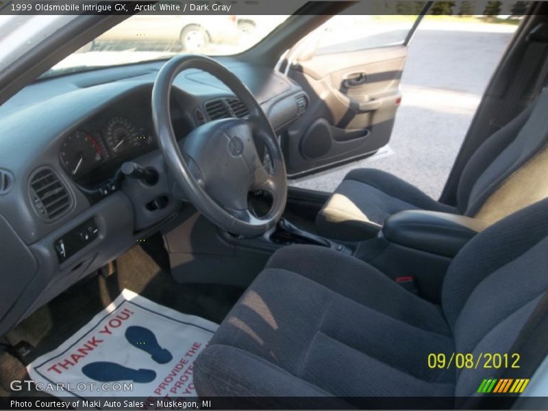 Arctic White / Dark Gray 1999 Oldsmobile Intrigue GX