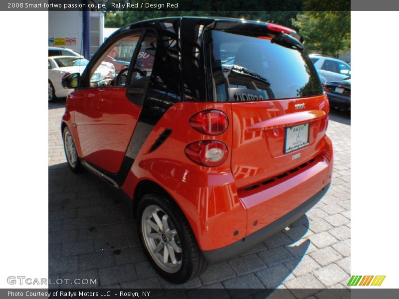 Rally Red / Design Red 2008 Smart fortwo passion coupe