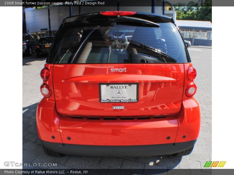 Rally Red / Design Red 2008 Smart fortwo passion coupe