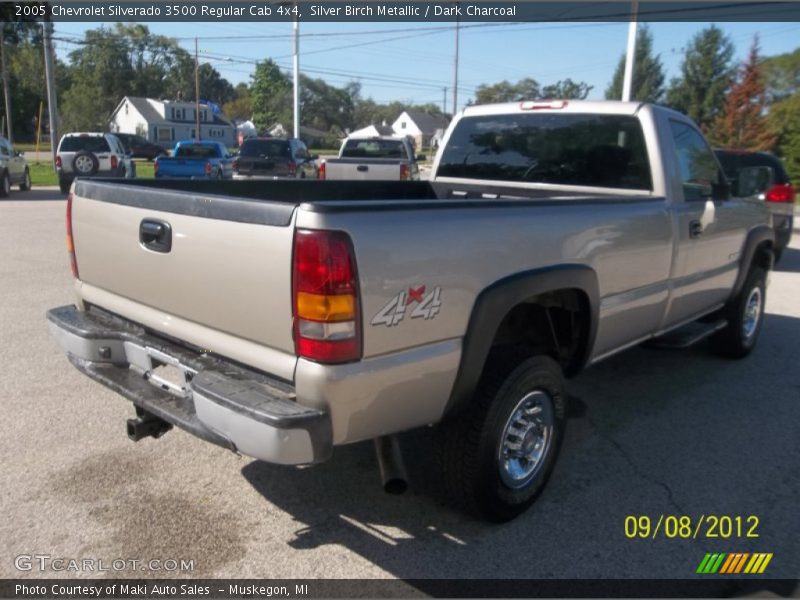Silver Birch Metallic / Dark Charcoal 2005 Chevrolet Silverado 3500 Regular Cab 4x4