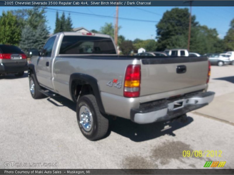 Silver Birch Metallic / Dark Charcoal 2005 Chevrolet Silverado 3500 Regular Cab 4x4