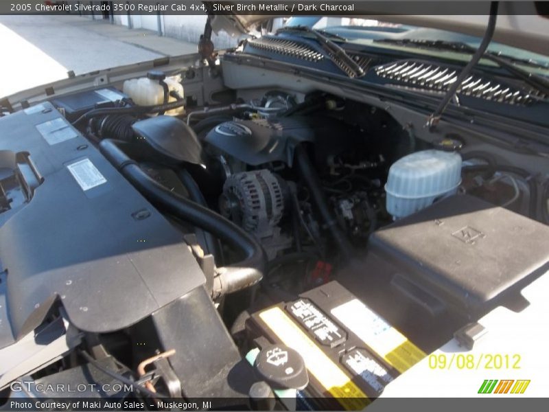 Silver Birch Metallic / Dark Charcoal 2005 Chevrolet Silverado 3500 Regular Cab 4x4