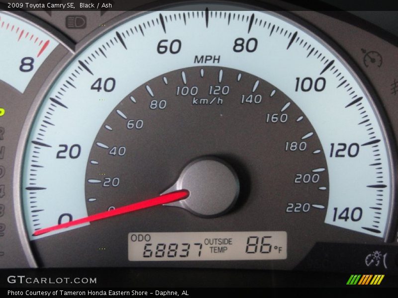 Black / Ash 2009 Toyota Camry SE