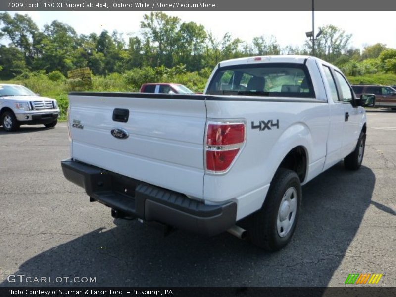 Oxford White / Stone/Medium Stone 2009 Ford F150 XL SuperCab 4x4