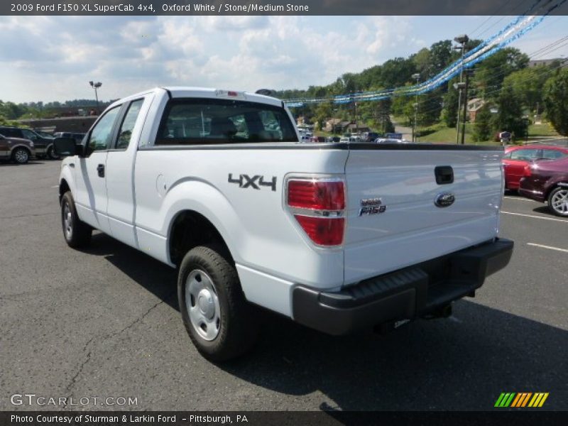 Oxford White / Stone/Medium Stone 2009 Ford F150 XL SuperCab 4x4
