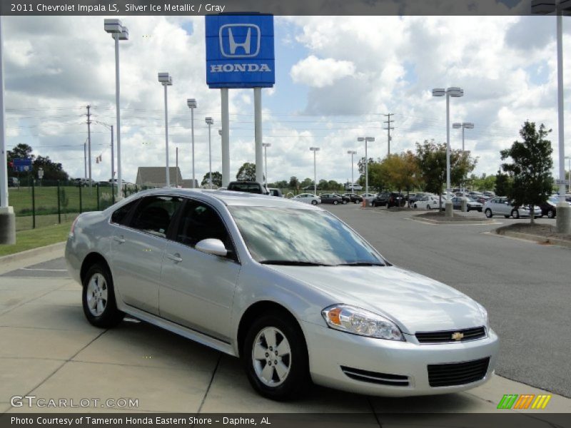 Silver Ice Metallic / Gray 2011 Chevrolet Impala LS