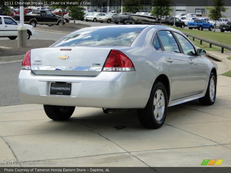 Silver Ice Metallic / Gray 2011 Chevrolet Impala LS