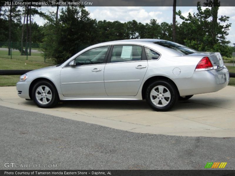 Silver Ice Metallic / Gray 2011 Chevrolet Impala LS