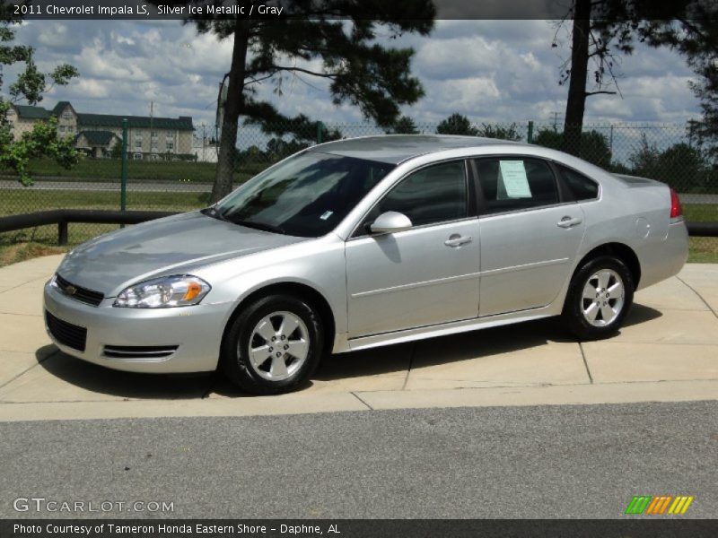 Silver Ice Metallic / Gray 2011 Chevrolet Impala LS