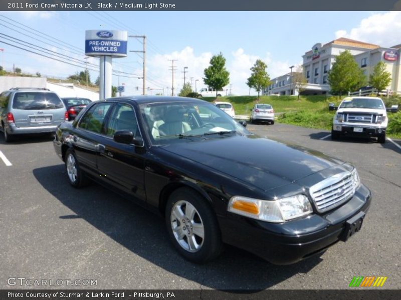Black / Medium Light Stone 2011 Ford Crown Victoria LX
