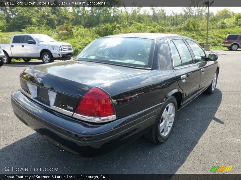 Black / Medium Light Stone 2011 Ford Crown Victoria LX