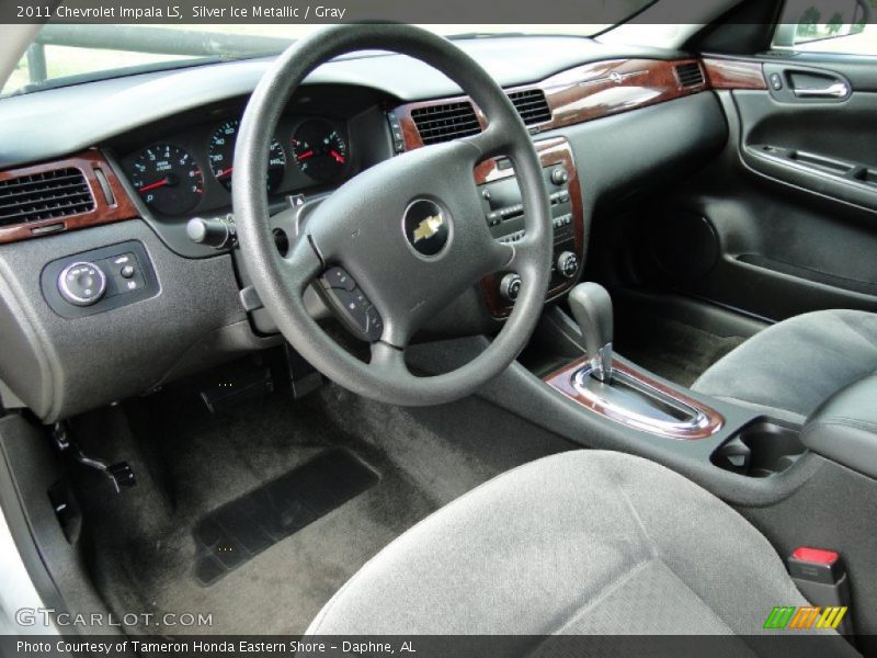 Silver Ice Metallic / Gray 2011 Chevrolet Impala LS