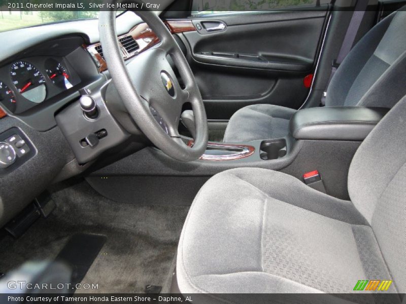 Silver Ice Metallic / Gray 2011 Chevrolet Impala LS
