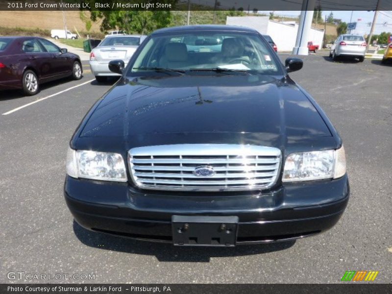 Black / Medium Light Stone 2011 Ford Crown Victoria LX