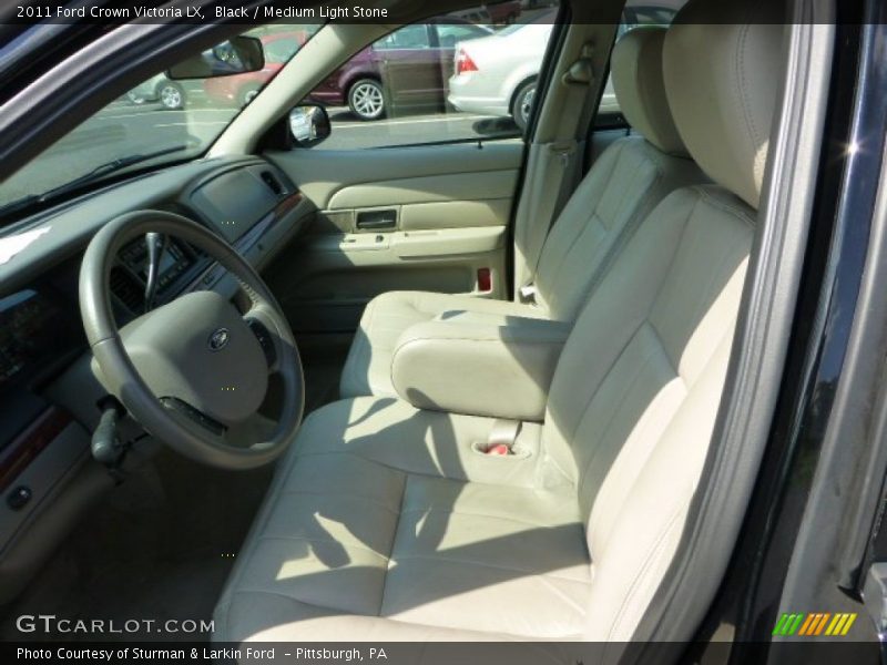 Black / Medium Light Stone 2011 Ford Crown Victoria LX