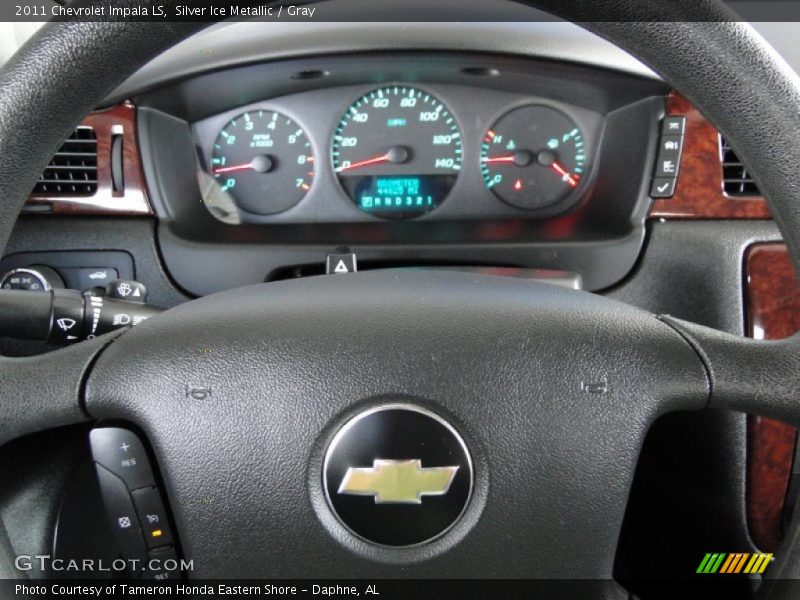 Silver Ice Metallic / Gray 2011 Chevrolet Impala LS