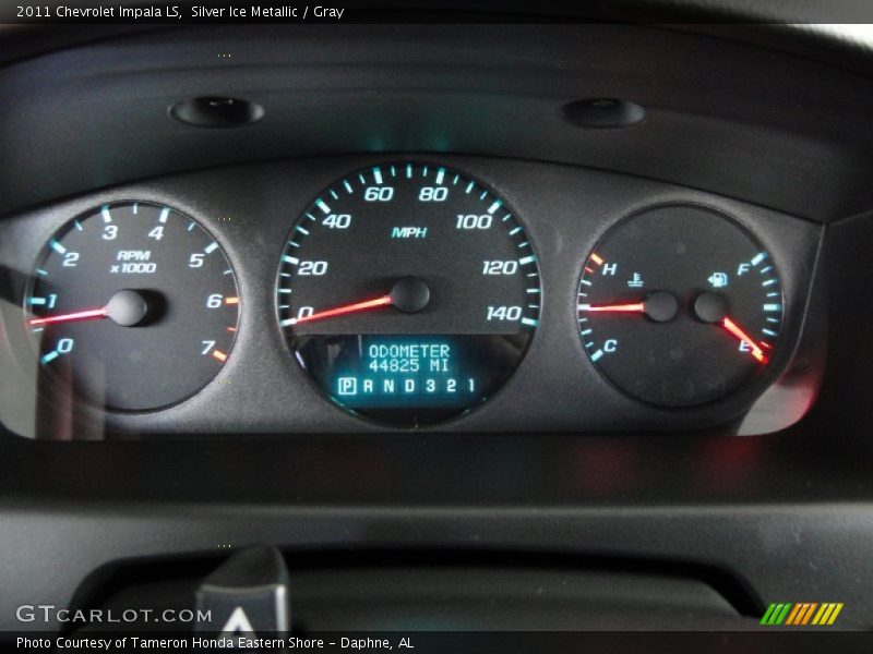 Silver Ice Metallic / Gray 2011 Chevrolet Impala LS