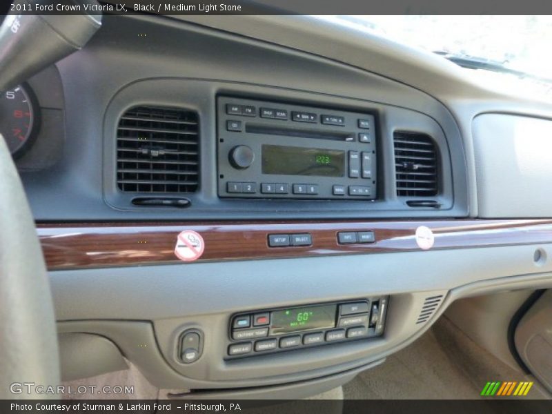Black / Medium Light Stone 2011 Ford Crown Victoria LX