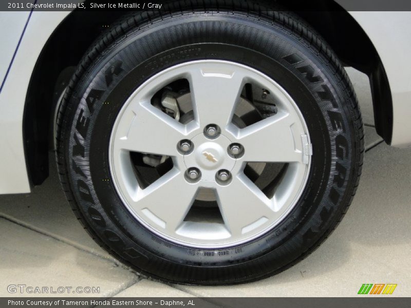 Silver Ice Metallic / Gray 2011 Chevrolet Impala LS