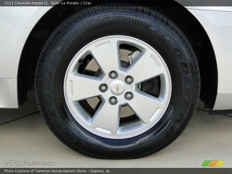Silver Ice Metallic / Gray 2011 Chevrolet Impala LS