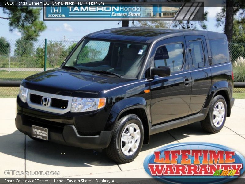 Crystal Black Pearl / Titanium 2010 Honda Element LX