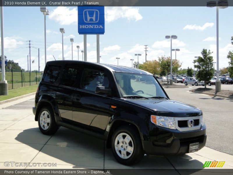 Crystal Black Pearl / Titanium 2010 Honda Element LX