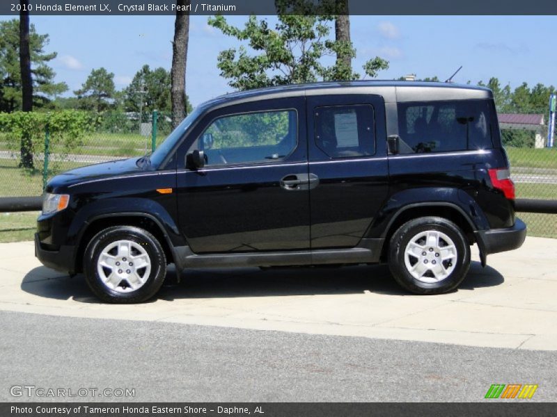 Crystal Black Pearl / Titanium 2010 Honda Element LX