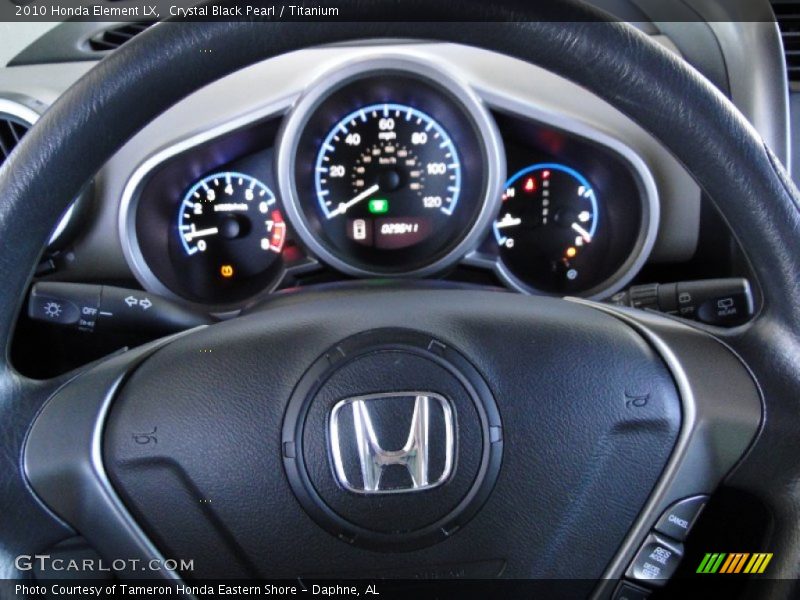 Crystal Black Pearl / Titanium 2010 Honda Element LX
