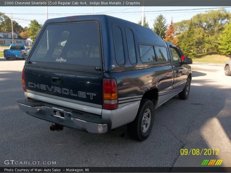 Indigo Blue Metallic / Graphite 2000 Chevrolet Silverado 1500 Regular Cab 4x4